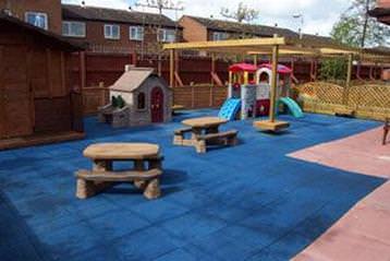 Outdoor area for our toddler children