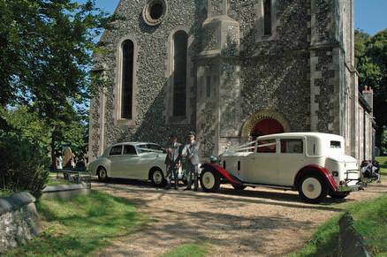 Our 2 Rolls Royce cars with Tony and James