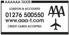 AAA Taxis, Camberley
